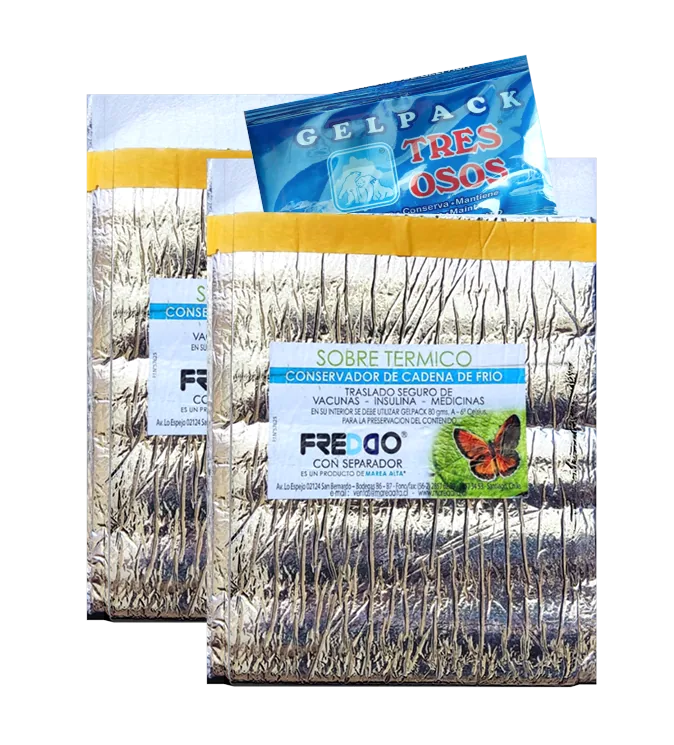 Sobre Térmico Freddo con Gelpack Tres Osos